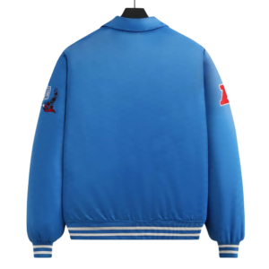 Tennessee titans ato bomber blue satin jacket