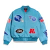 Tennessee titans pennant blue wool jacket