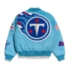 Tennessee titans pennant blue wool varsity jacket