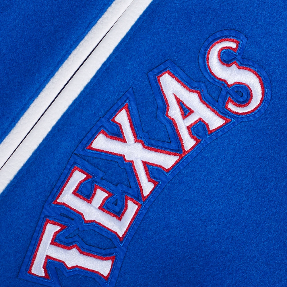 Texas rangers mashup wool leather varsity jacket bluewhite 4 1
