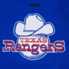 Texas rangers retro classic womens wool leather satin varsity jacket blue white 6