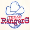 Texas rangers retro classic womens wool leather satin varsity jacket white blue 8