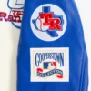 Texas rangers retro classic wool leather varsity jacket white blue 4