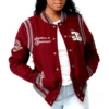 Texas southern tigers collegiate luxe jacket