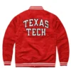 Texas tech full snap vintage varsity jacket red 1 1