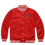 Texas Tech Red Raiders Vintage Logo Red Satin Jacket