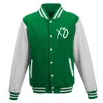 The Weeknd Xo Jackets Green Wool/Leather Jacket