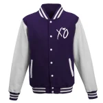 The Weeknd Xo Jackets Purple Wool/Leather Jacket