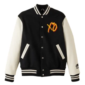 The weeknd xo x roots kiss land varsity jacket 3