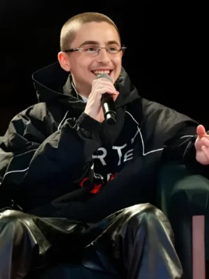 Timothee chalamet black jacket
