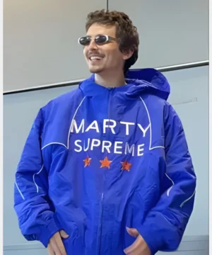 Timothee chalamet japan marty supreme jacket