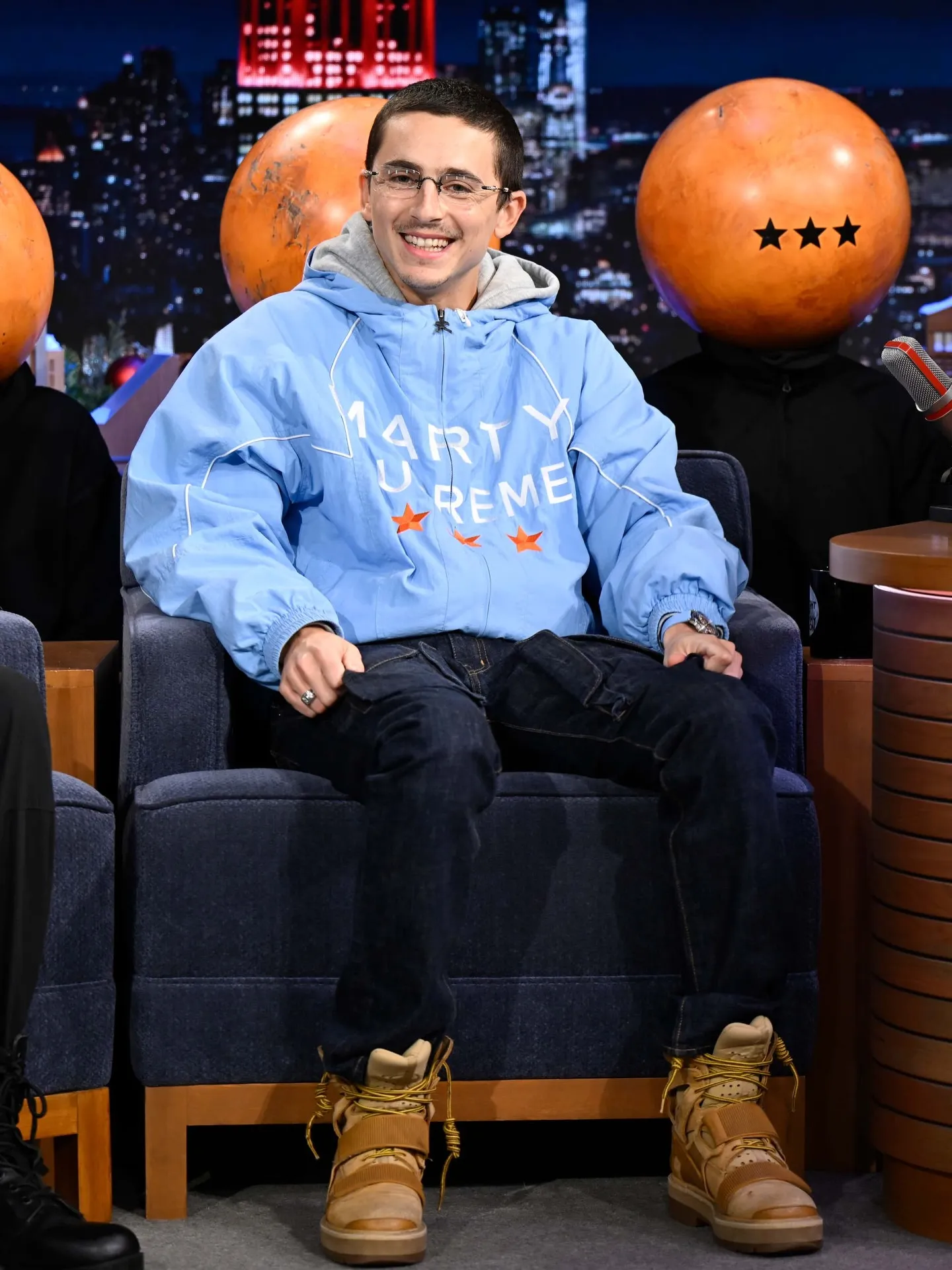 Timothee chalamet the the tonight show jacket