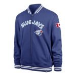 Toronto Blue Jays Pro Camden Track Blue Cotton Jacket