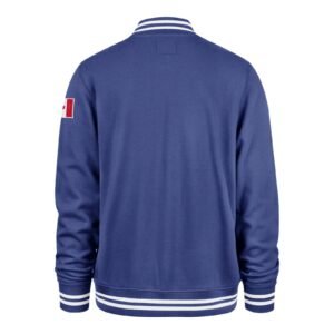 Toronto blue jays pack pro camden track full zip varsity jacket blue