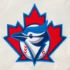Toronto blue jays retro classic full snap satin varsity jacket cream 9