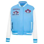 Toronto Blue jays Women's Retro Classic Wool/Leather Jacket