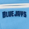 Toronto blue jays retro classic womens wool leather varsity jacket blue white 7