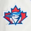 Toronto blue jays retro classic womens wool leather varsity jacket blue white 9