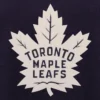 Toronto maple leafs one color wool varsity jacket navy 2 1