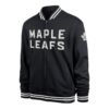 Toronto maple leafs pack pro camden full zip track varsity jacket