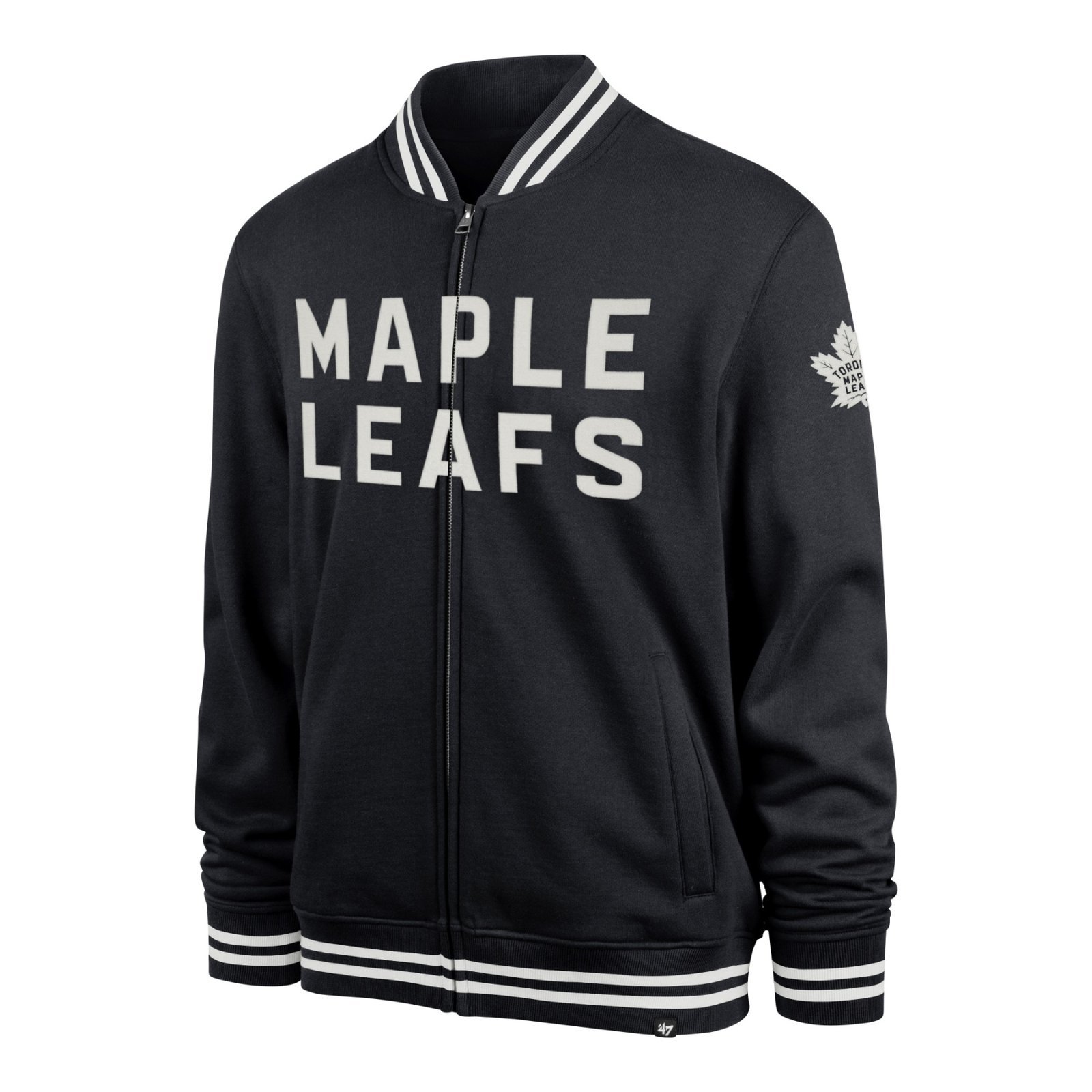 Toronto maple leafs pack pro camden full zip track varsity jacket