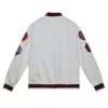Toronto raptors city collection white satin jacket