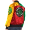 Toronto raptors color block full snap jacket
