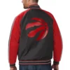 Toronto raptors first down black red jacket