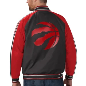 Toronto raptors first down black red jacket