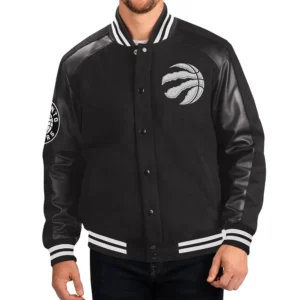 Toronto raptors full black jacket