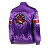 Toronto raptors hardwod classic bomber jacket