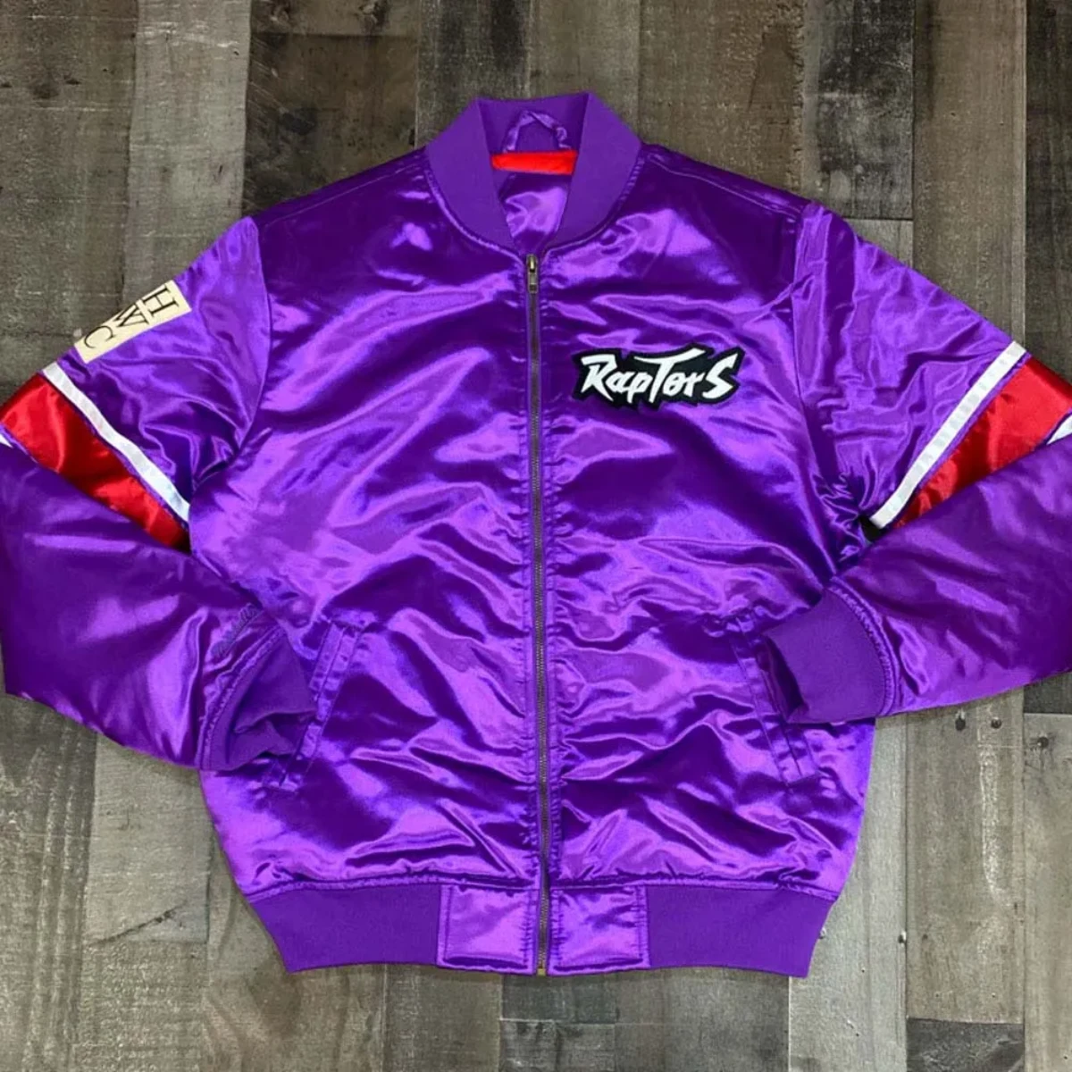 Toronto raptors hardwod classic purple jacket