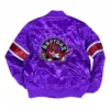 Toronto raptors hardwod classic purple satin jacket