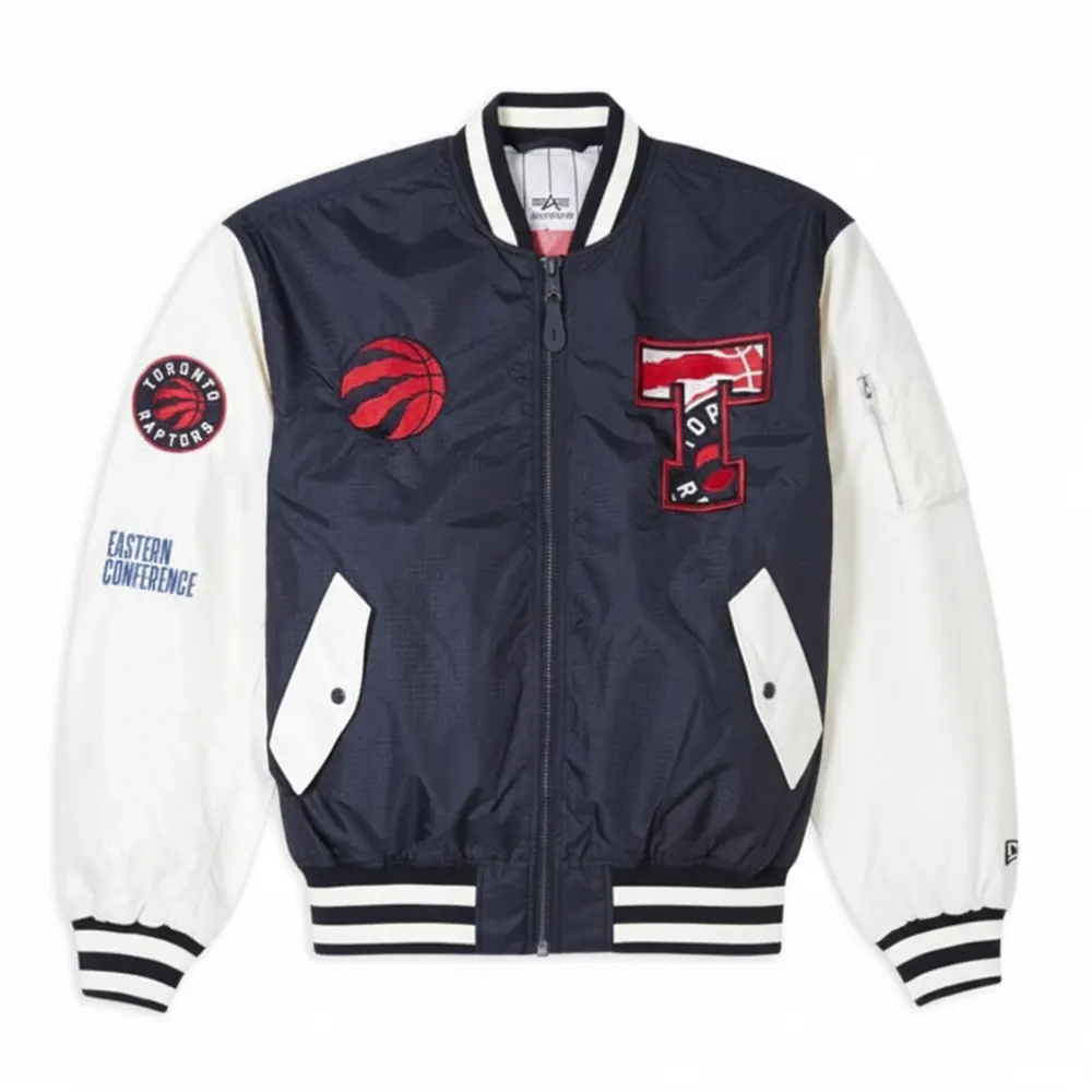 Toronto raptors l 2b bomber blue jacket