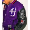 Toronto raptors ovo purple full snap jacket