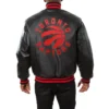 Toronto raptors real leather varsity jacket black 2