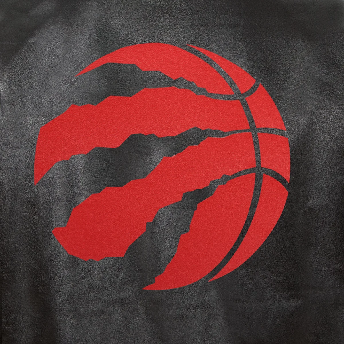 Toronto raptors real leather varsity jacket black 3