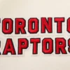 Toronto raptors retro classic cream red wool leather varsity jacket 7