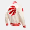 Toronto raptors retro classic satin varsity jacket