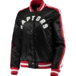 Toronto Raptors Women's Competition Black Satin Jacket