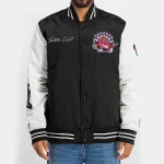 Toronto Raptors Team Origins Black/White Satin Jacket