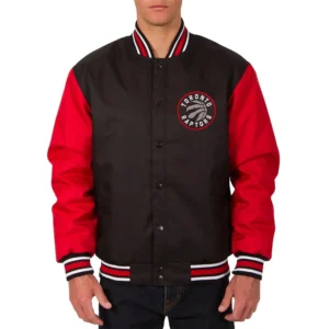 Toronto raptors two tone full wool jacket