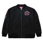 Toronto Raptors Vintage Logo Black Satin Jacket