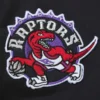 Toronto raptors vintage logo satin jacket