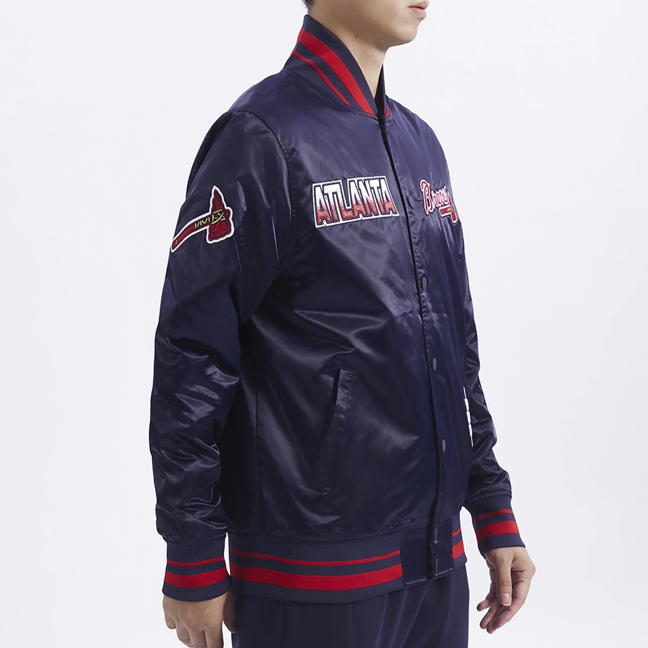 Turn it up m atlanta braves logo varsity
