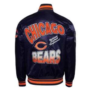 Turn it up m chicago bears navy jacket