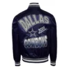 Turn it up m dallas cowboys navy jacket
