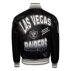 Turn it up m las vegas raiders black jacket