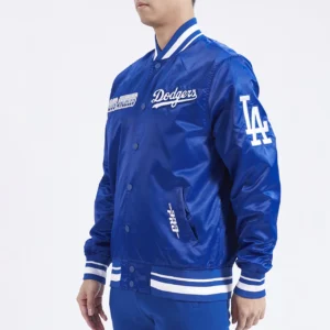 Turn it up m los angeles dodgers blue jacket