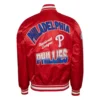 Turn it up m philadelphia phillies red jacket